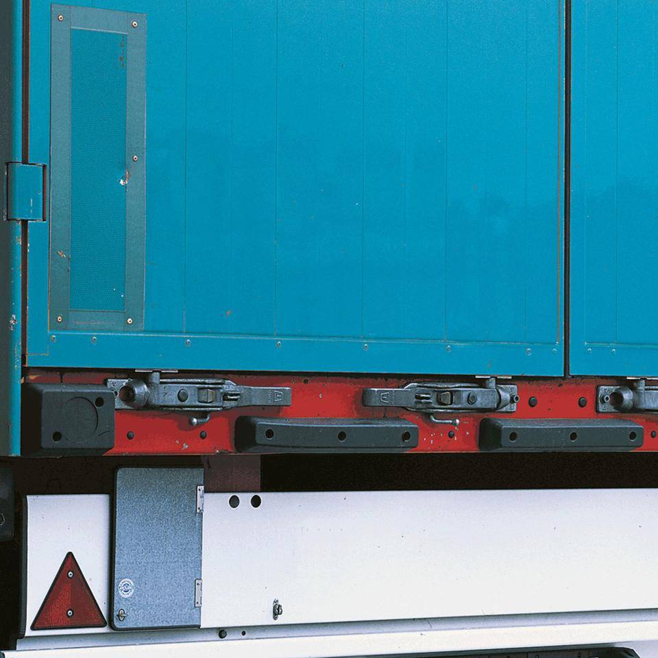 Rammpuffer Rubber 5, 2 Bohrungen, Ø 22mm, vulkanisiertes Neugummi, 250x500x140mm