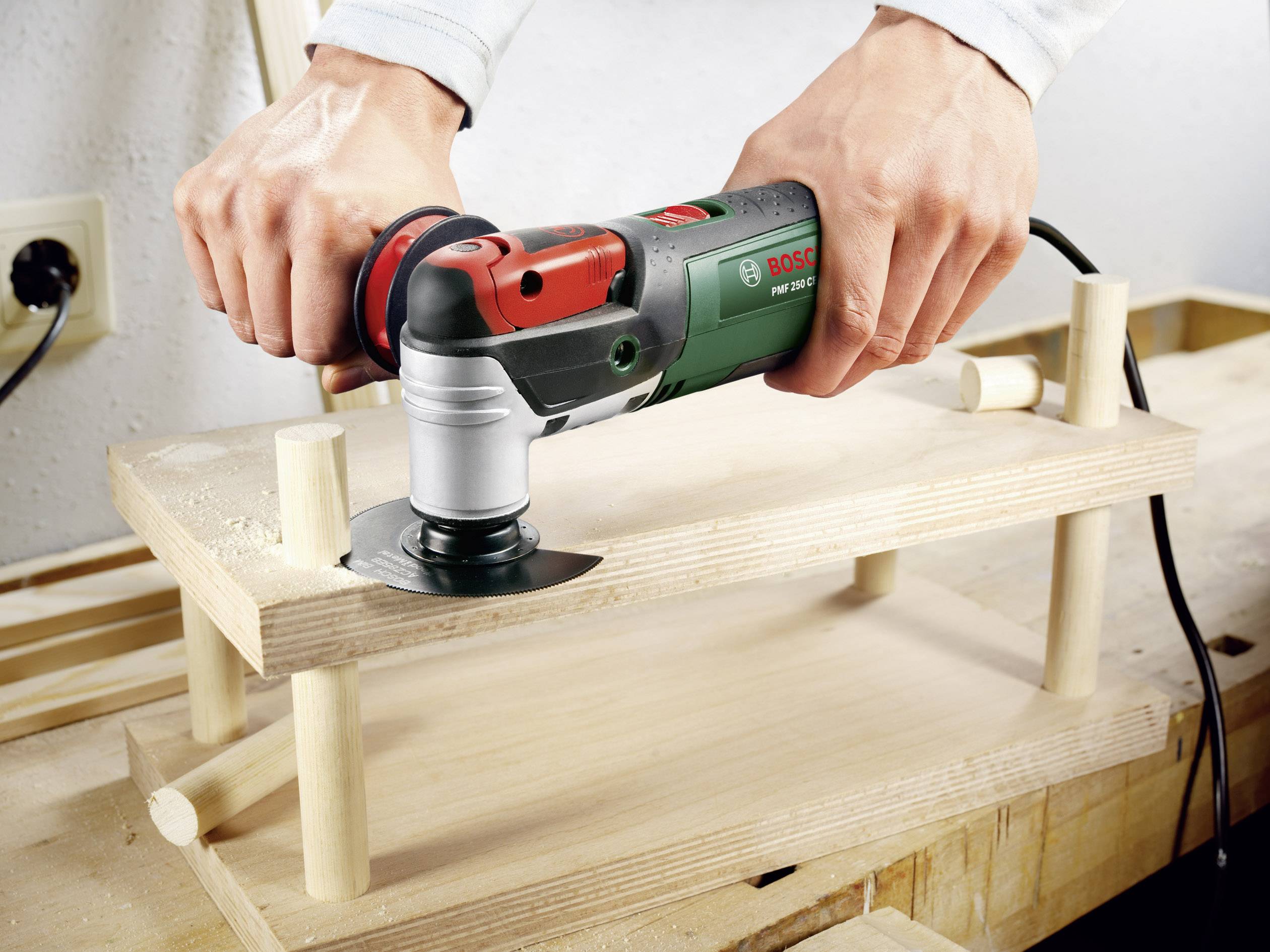 Bosch PMF 250 CES, Multifunctional Tools, 250 Watt, Green