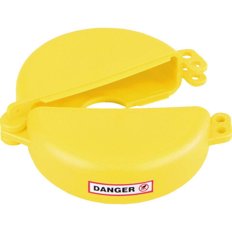 Ventilabsperrung Berühren/Schalten verboten, Typ 2, gelb, Polyurethan, Ø 63,5-127mm