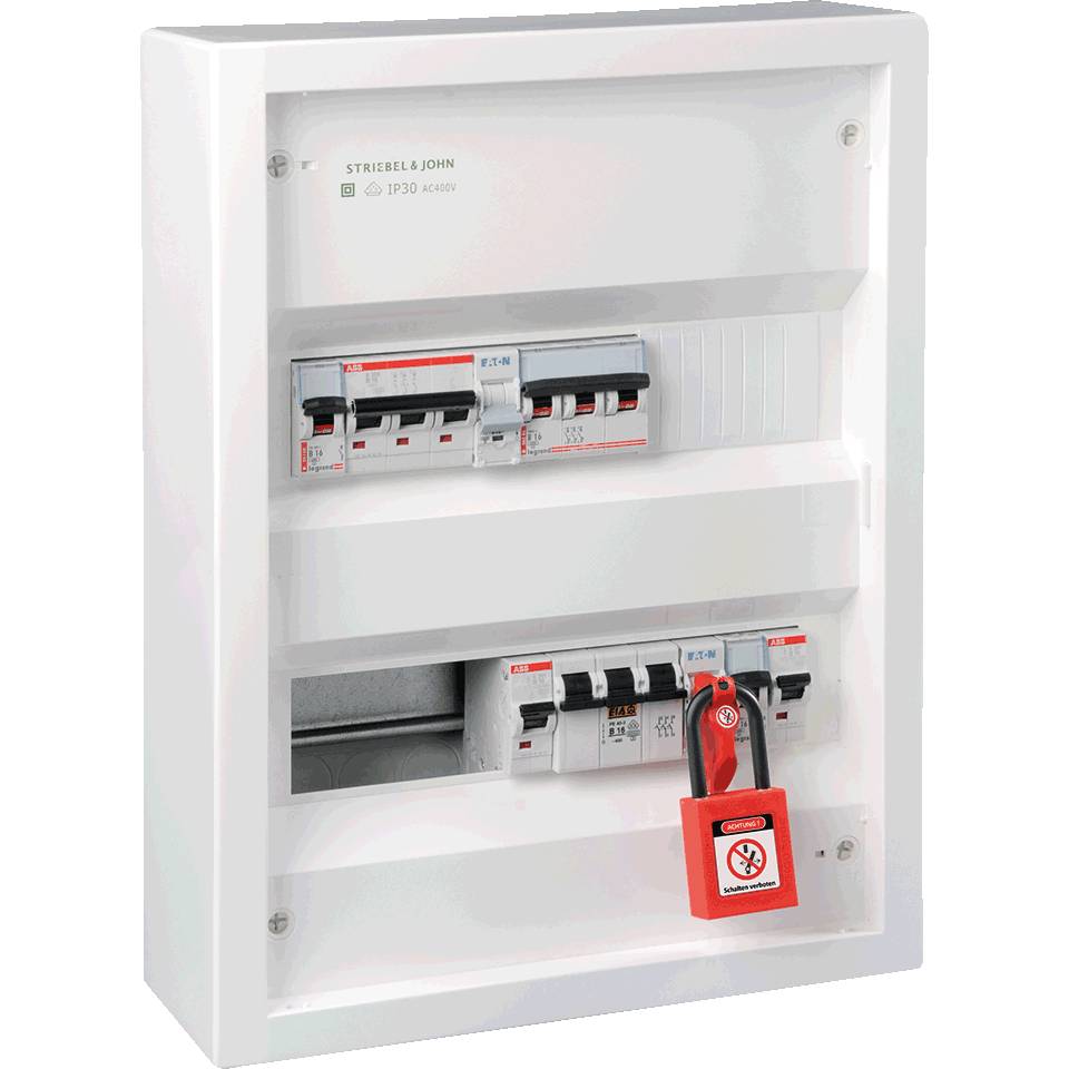 Vorhängeschloss z.Wartungssicherung, blau, Kunststoffbügel, 37x89x20mm, 2 Schlüssel