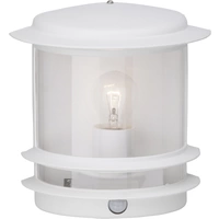 Brilliant Holly 47897/05 Außenwandleuchte mit Bewegungsmelder Energiesparlampe, LED E27 60W Weiß Brilliant Holly 47897/05 Außenwandleuchte mit Bewegungsmelder Energiesparlampe, LED E27 60W Weiß