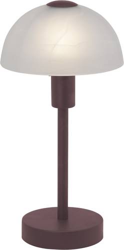 Brilliant Amira 77347/20 Tischlampe Halogen E14 40W Braun, Weiß