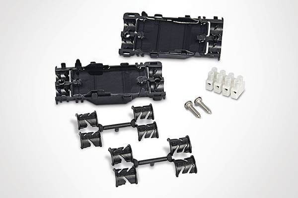HellermannTyton 435 Kabelmuffe, 4-adrig, Abzweig Gelenktyp, für 0.5 → 1.5mm² Leiter, gelgefüllt, 105 x 44 x
