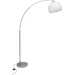 Brilliant Vessa 92940/75 Stehlampe E27 60 W Chrom, Weiß Brilliant Vessa 92940/75 Stehlampe E27 60 W Chrom, Weiß