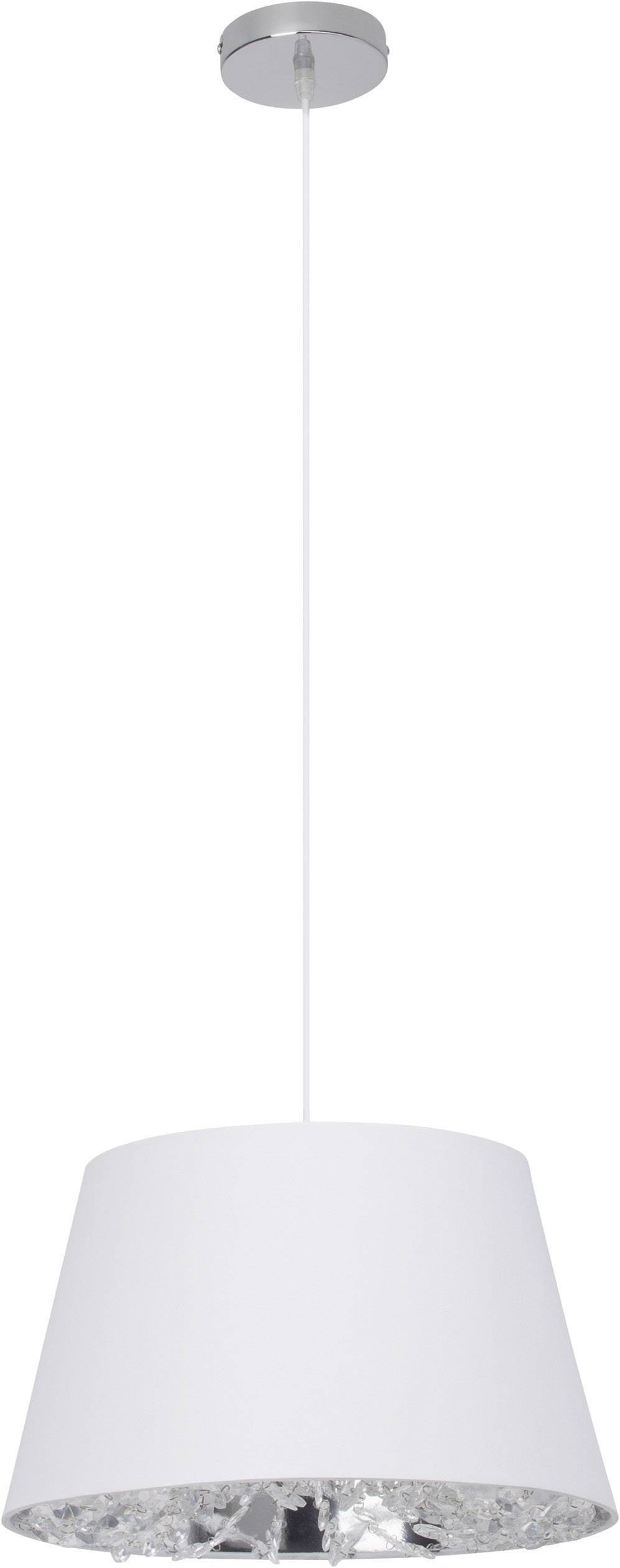 Brilliant Glitz 93415/05 Pendelleuchte Energiesparlampe E27  60 W Weiß