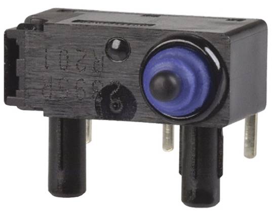 Omron D2HW-BR201DR Mikroschalter 12 V/DC 2A 1 x Ein/(Ein) Bag