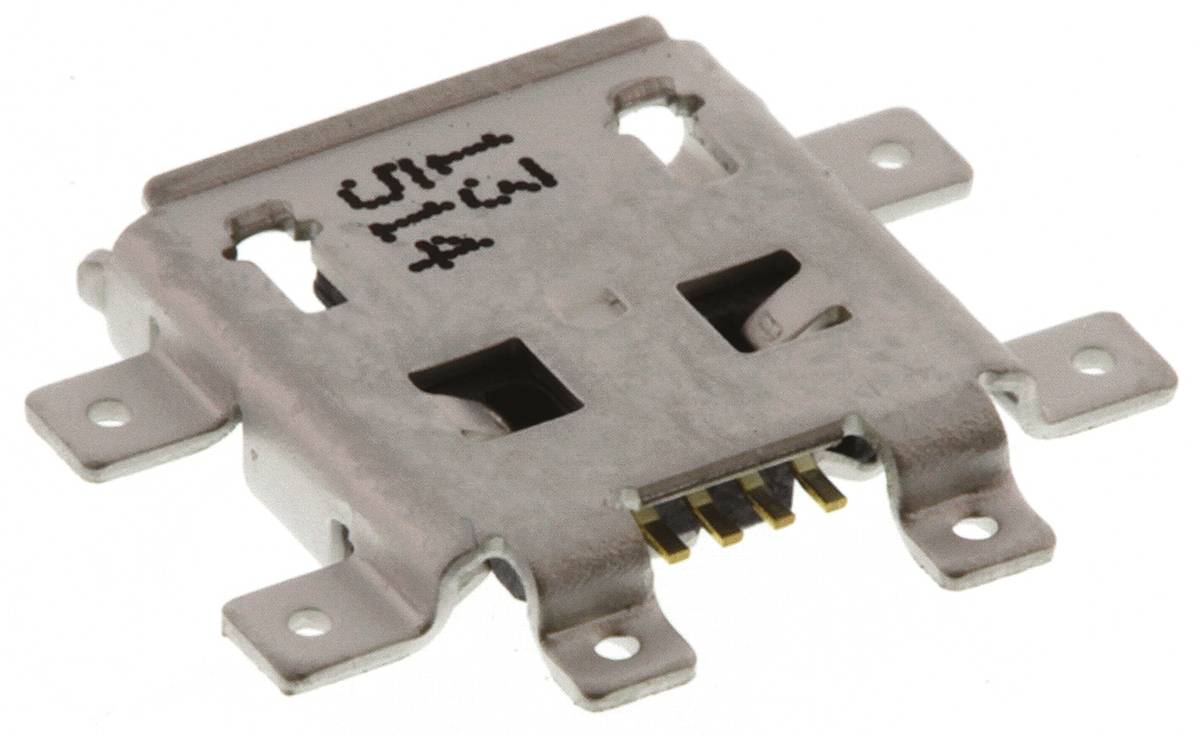 Molex USB-Steckverbinder 2.0 B Buchse / 1.0A, SMD
