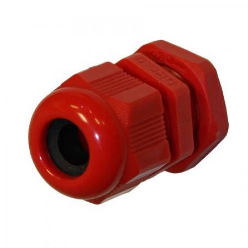 HellermannTyton NGM Kabelverschraubung, M12 Nylon Rot 3mm/ 6.5mm, IP68