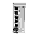 HARTING Ethernet-Switch, 5 x RJ45 / 10/100Mbit/s, bis 100m für DIN-Schienen, 24V dc