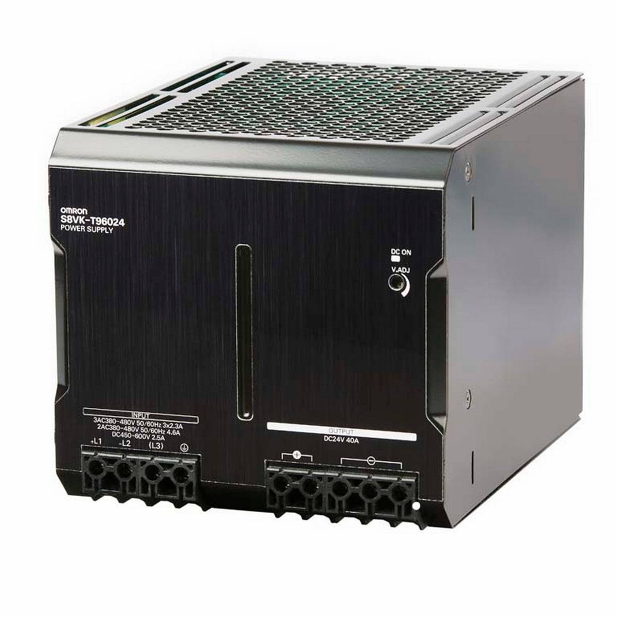 Omron S8VK-T 2, 3-Phasen Switch-Mode DIN-Schienen Netzteil 960W, 380 → 480V ac, 24V dc / 40A
