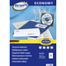 Europe 100 ELA010 Universal-Etiketten 70 x 36mm Papier Weiß 2400 St. Permanent haftend Tintenstrahldrucker, Laserdrucker
