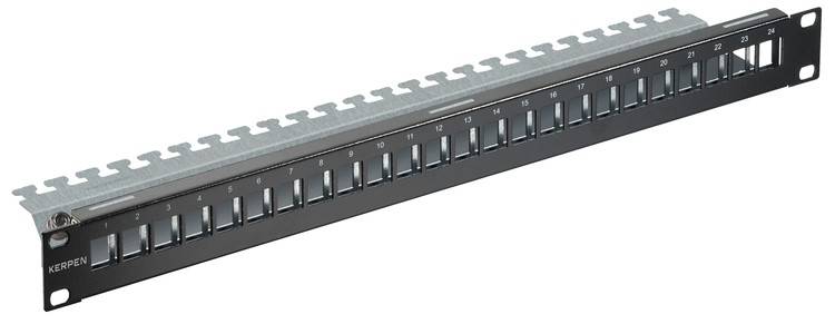 KERPEN DATACOM Keystone-Panel leer 24 Po. RAL9005 KDA4P0K1G010001
