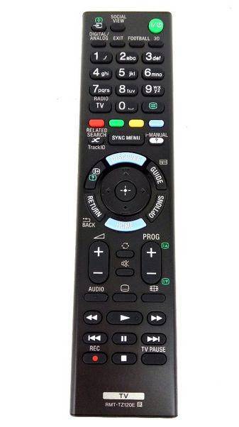Sony Remote Commander (Gerätespezifische Fernbedienung, Universal Fernbedienung) (RMT-TZ120E) Schwarz