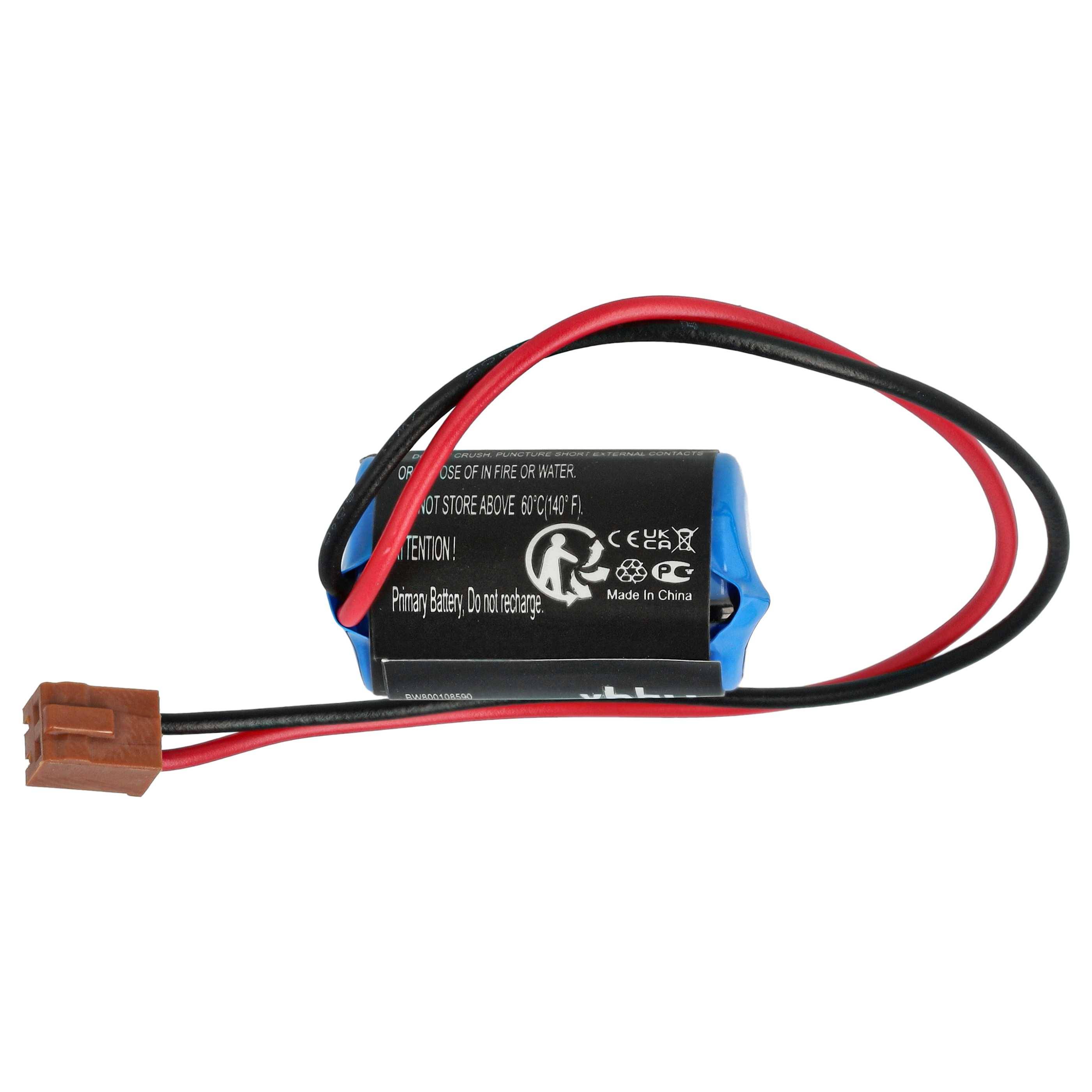 vhbw 5x Akku Ersatz für Omron CPM2A-BAT01 für PLC Programmable Logic Controller (1000 mAh, 3,6 V, Li-Ion)