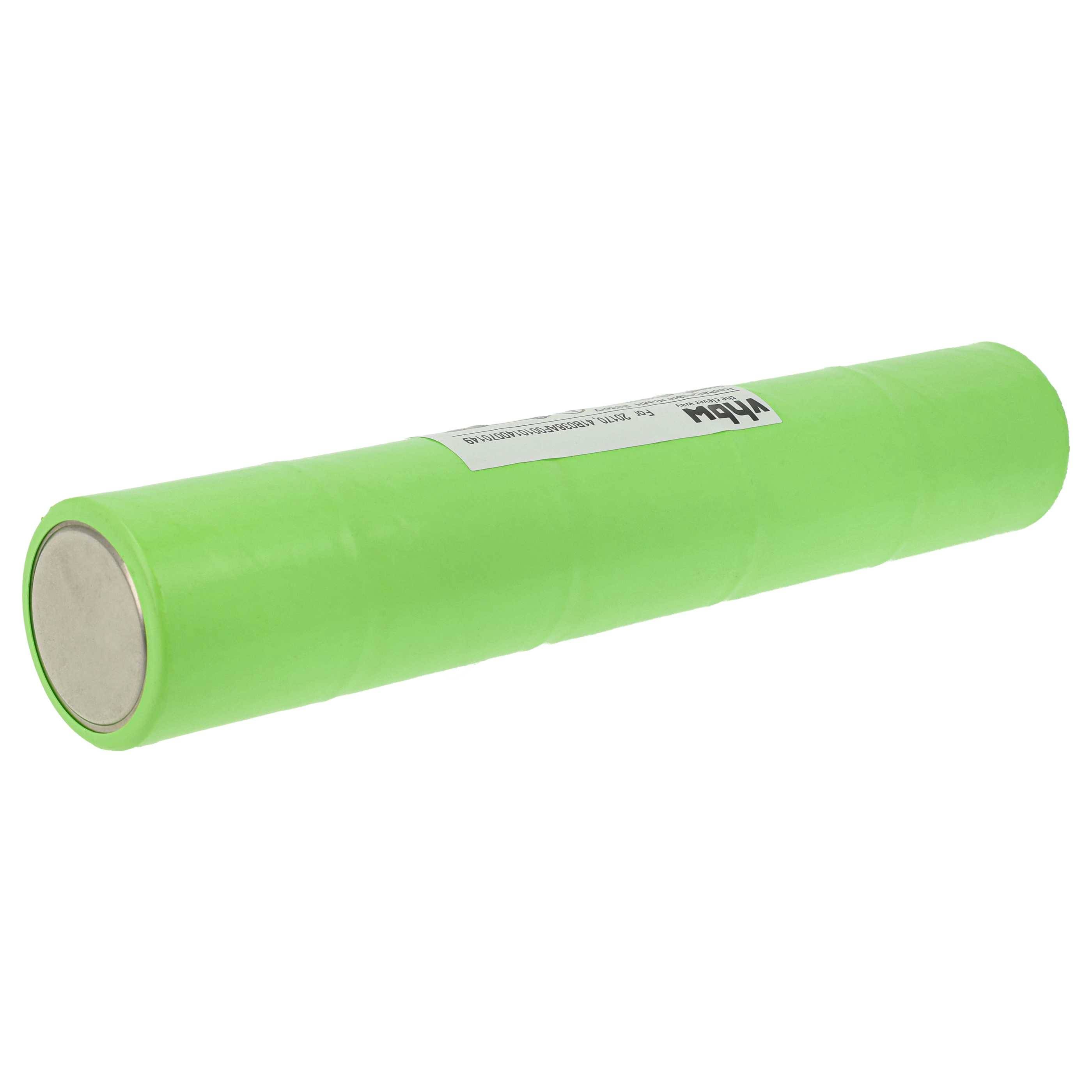 vhbw 5x Akku Ersatz für ET2600D, 40070249, ESR4EE3060, 41B038AF0010140070149 für Taschenlampe Kopflampe (5000 mAh, 6 V