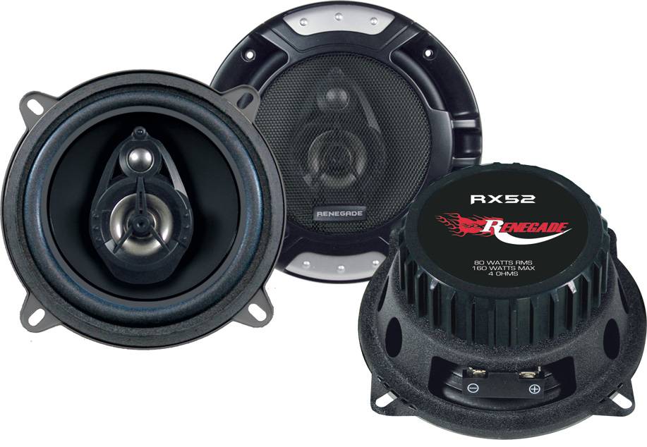 Renegade Koax-System 2-Wege RX-52 13cm 80 Watt 4 Ohm