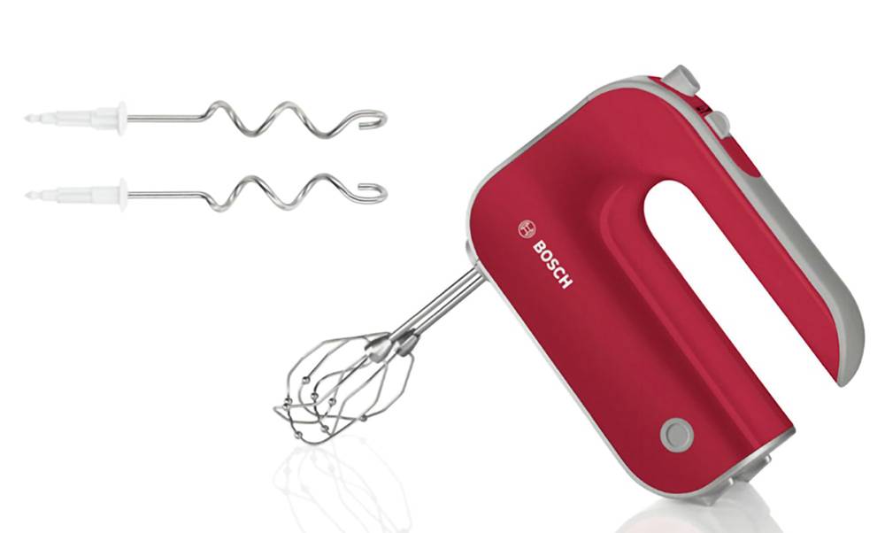 Bosch Haushalt MFQ40303 Handmixer 500 W Rot, Silber