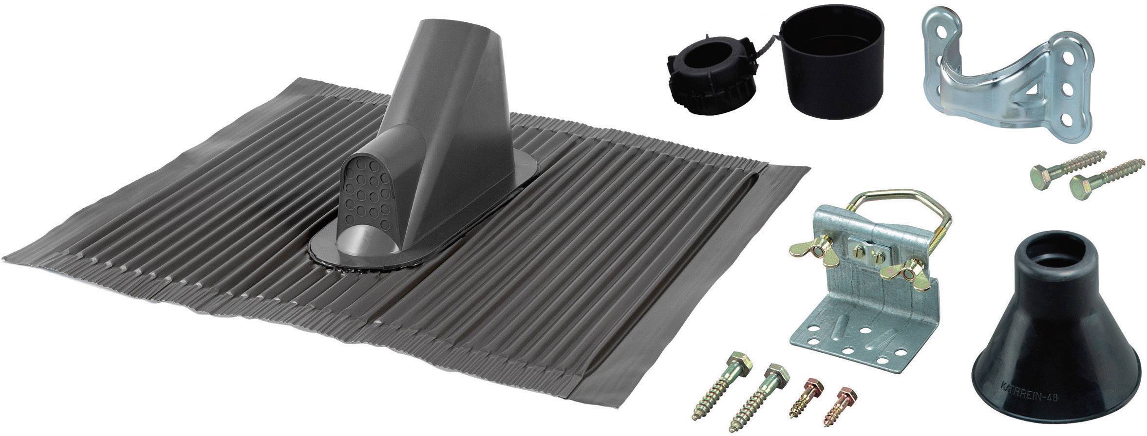 Kathrein ZTS 48sw Dachziegel-Dichtung Passend für Mast-Ø (max.): 48 mm Schwarz