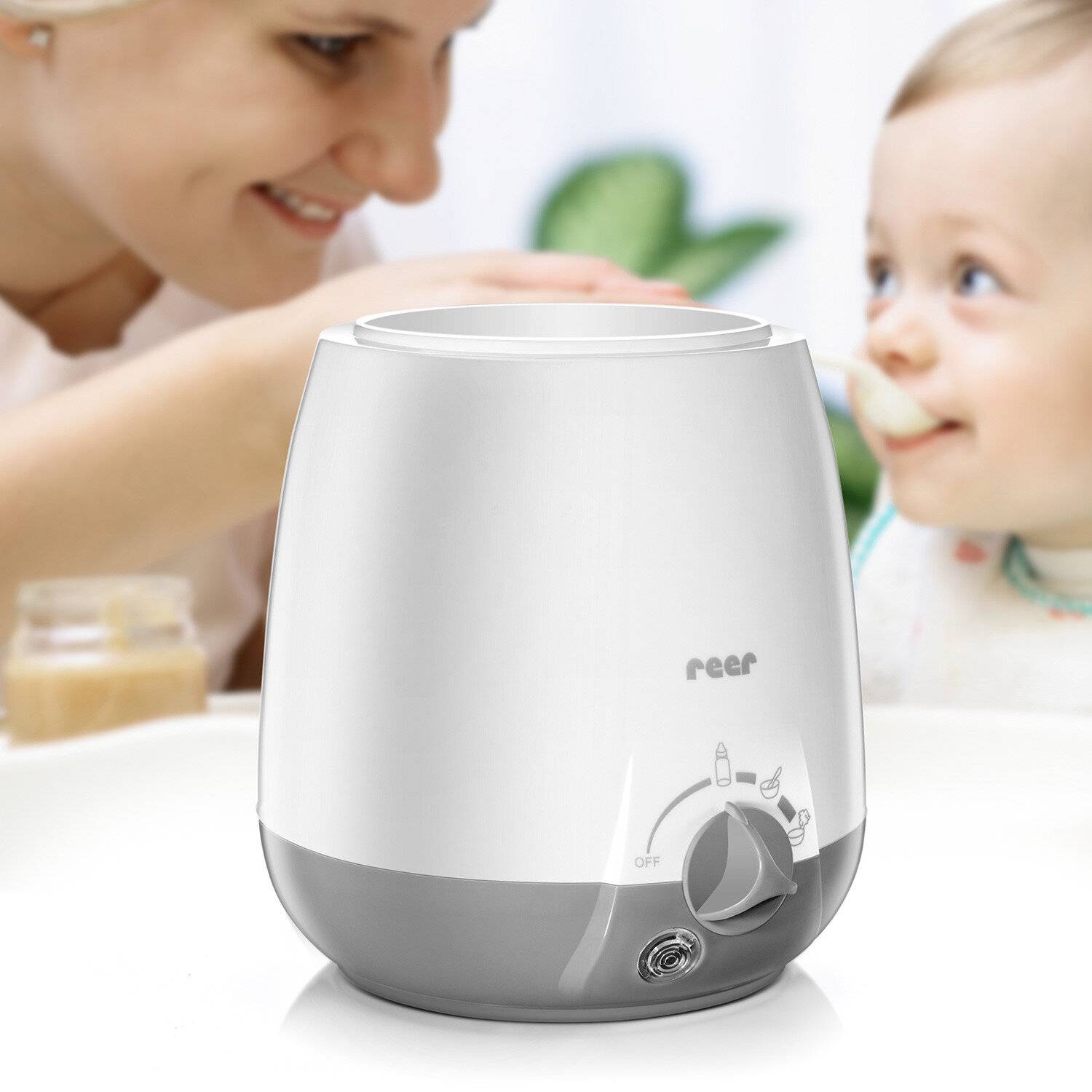 reer Simply Hot Babykostwärmer, 100 W, 220 - 240 V, Cremefarben