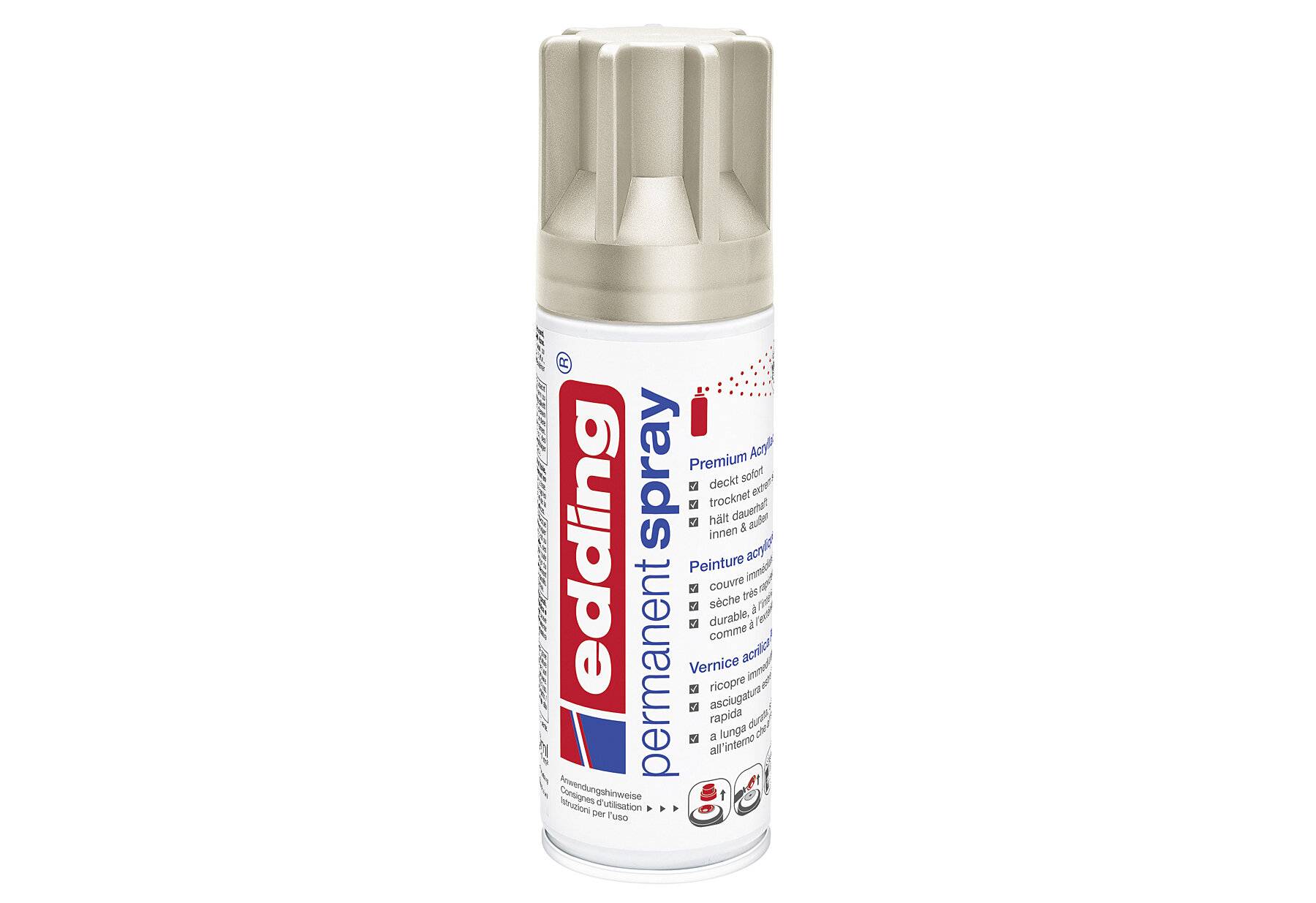 edding 5200 Permanentspray Premium Acryllack champagner gold matt DE-FR-IT