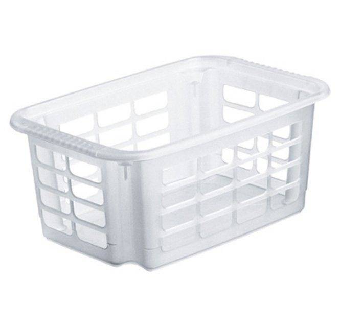 Rotho Reverso Dreh- und Stapelkorb 4,5l, Kunststoff (PP) BPA-frei, transparent, 4,5l (29,5 x