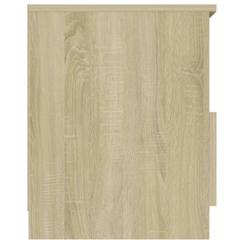 vidaXL Nachttisch Sonoma-Eiche 40x40x50 cm Holzwerkstoff
