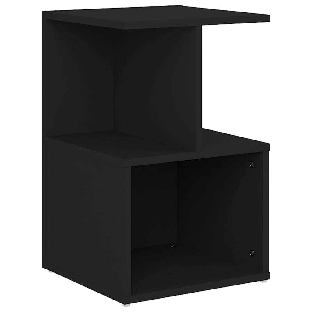 vidaXL Nachttisch Schwarz 35x35x55 cm Holzwerkstoff
