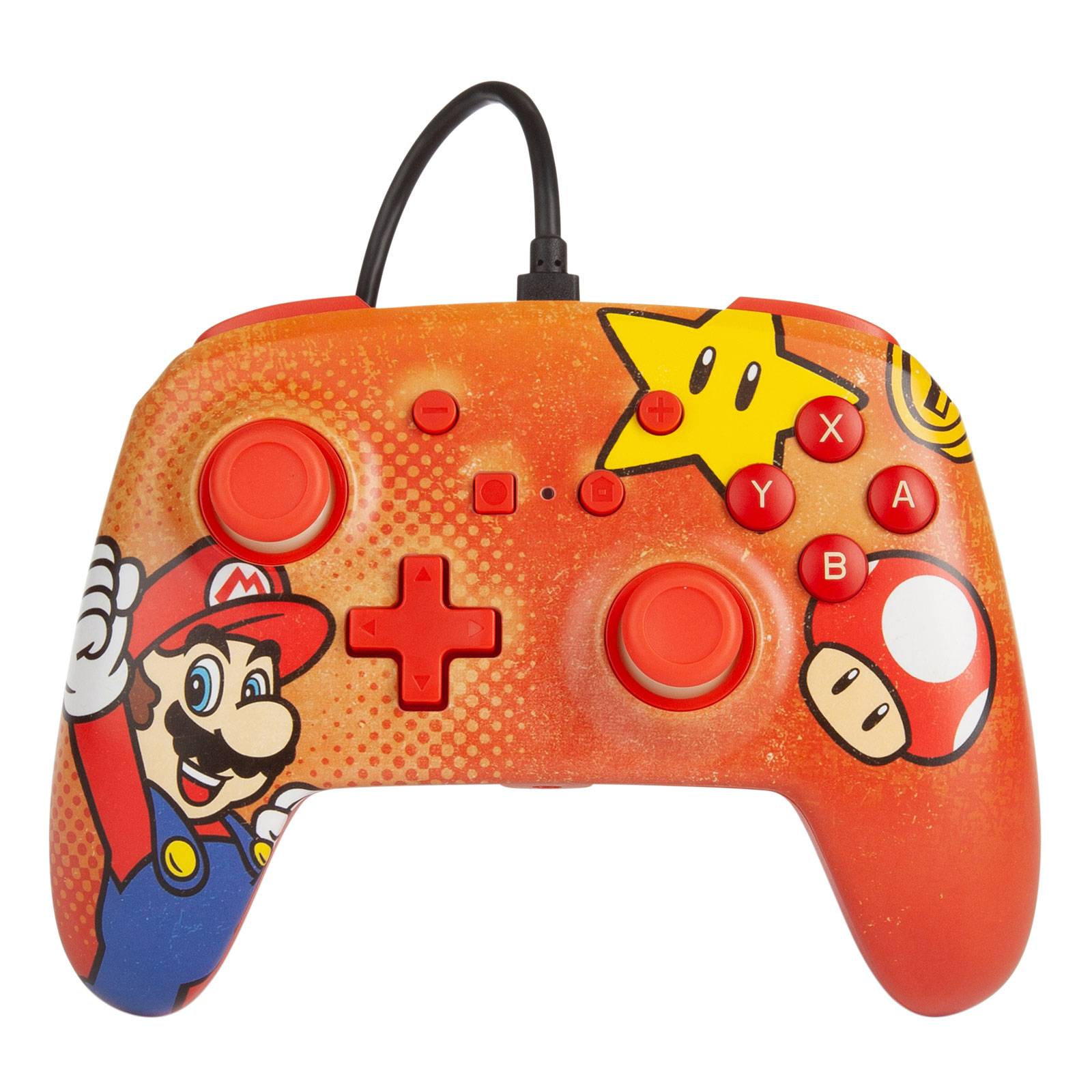 PowerA Switch Wired Controller Mario Vintage
