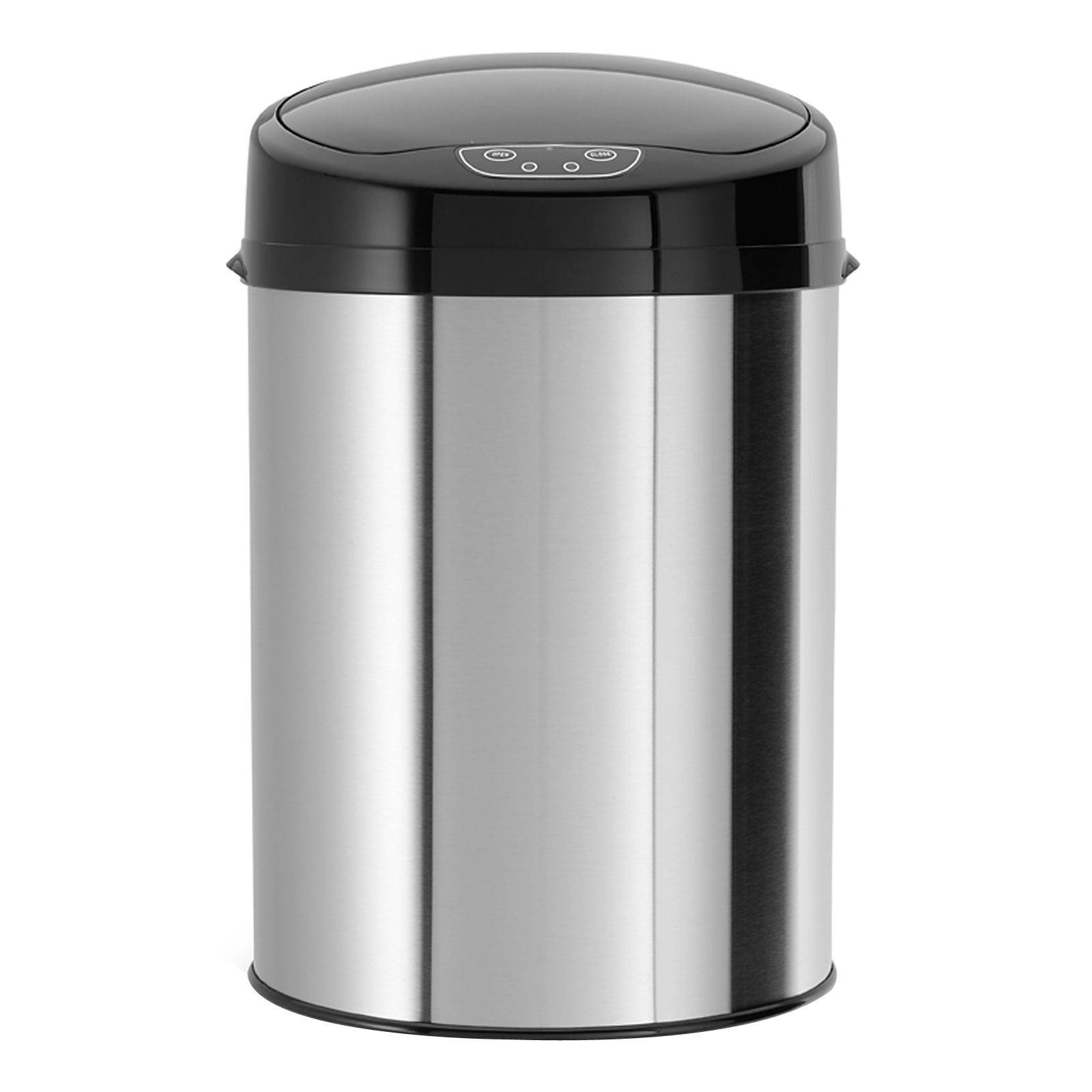 Echtwerk Abfalleimer mit Sensor 9L - Inox Brushed