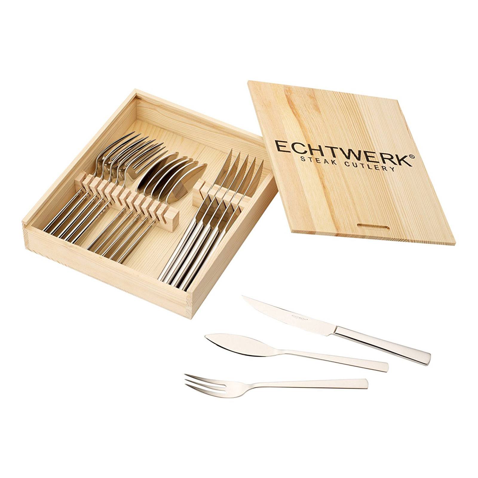 Echtwerk Steakbesteck Set "SARRE" 18 tlg.