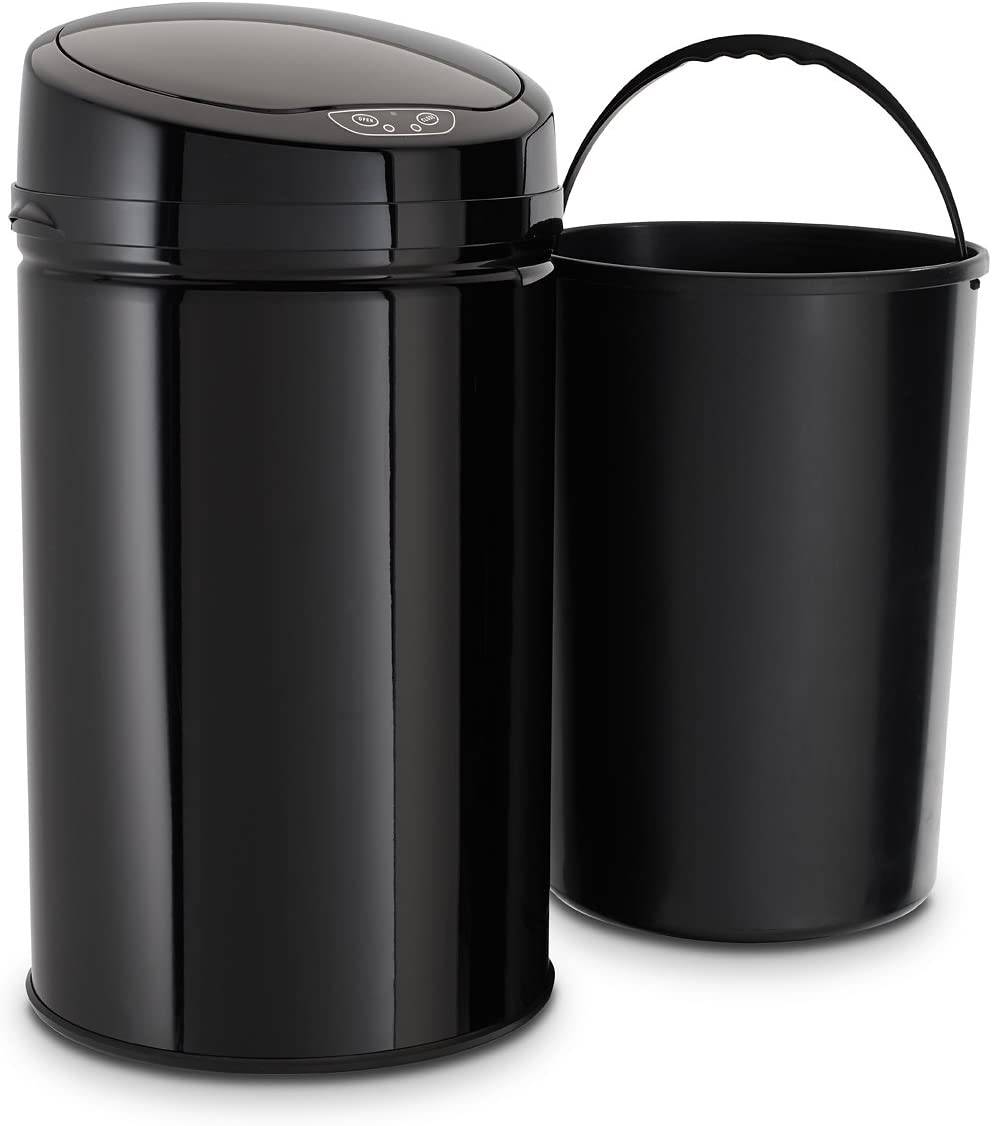 Echtwerk Abfalleimer mit Sensor 30L - Inox Black
