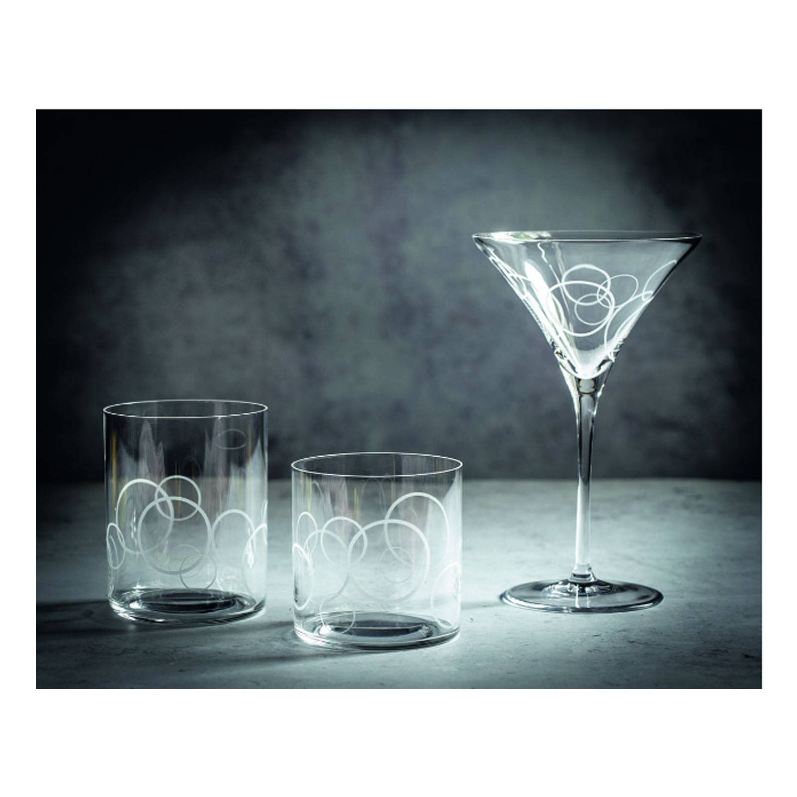 Spiegelau Signature Drinks Whiskyglas Whiskybecher Circles, 2er-Set