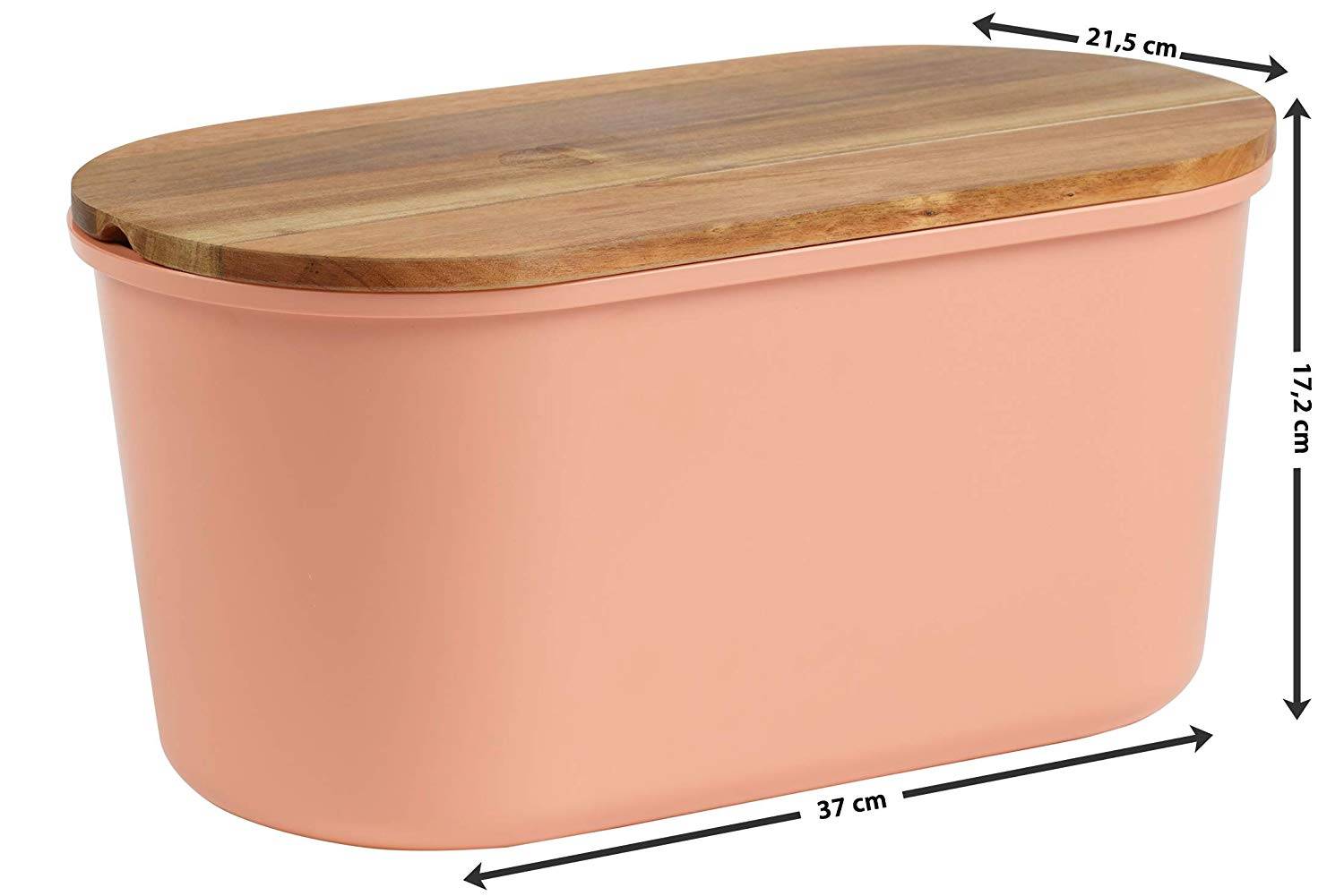 Echtwerk Brotbox "Fresh" - lachsrosa