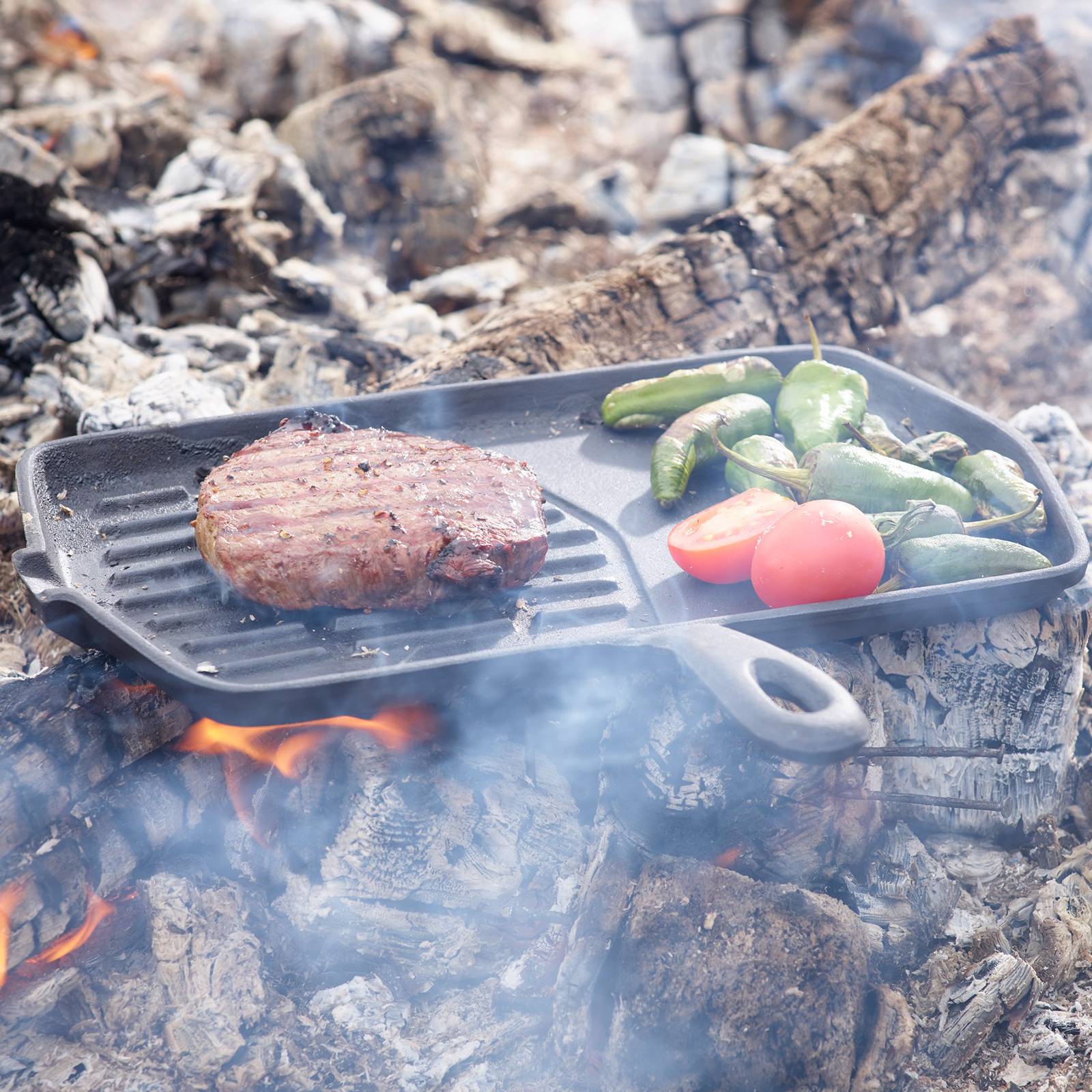 Echtwerk Gusseisen Grillpfanne EW-GE-1245