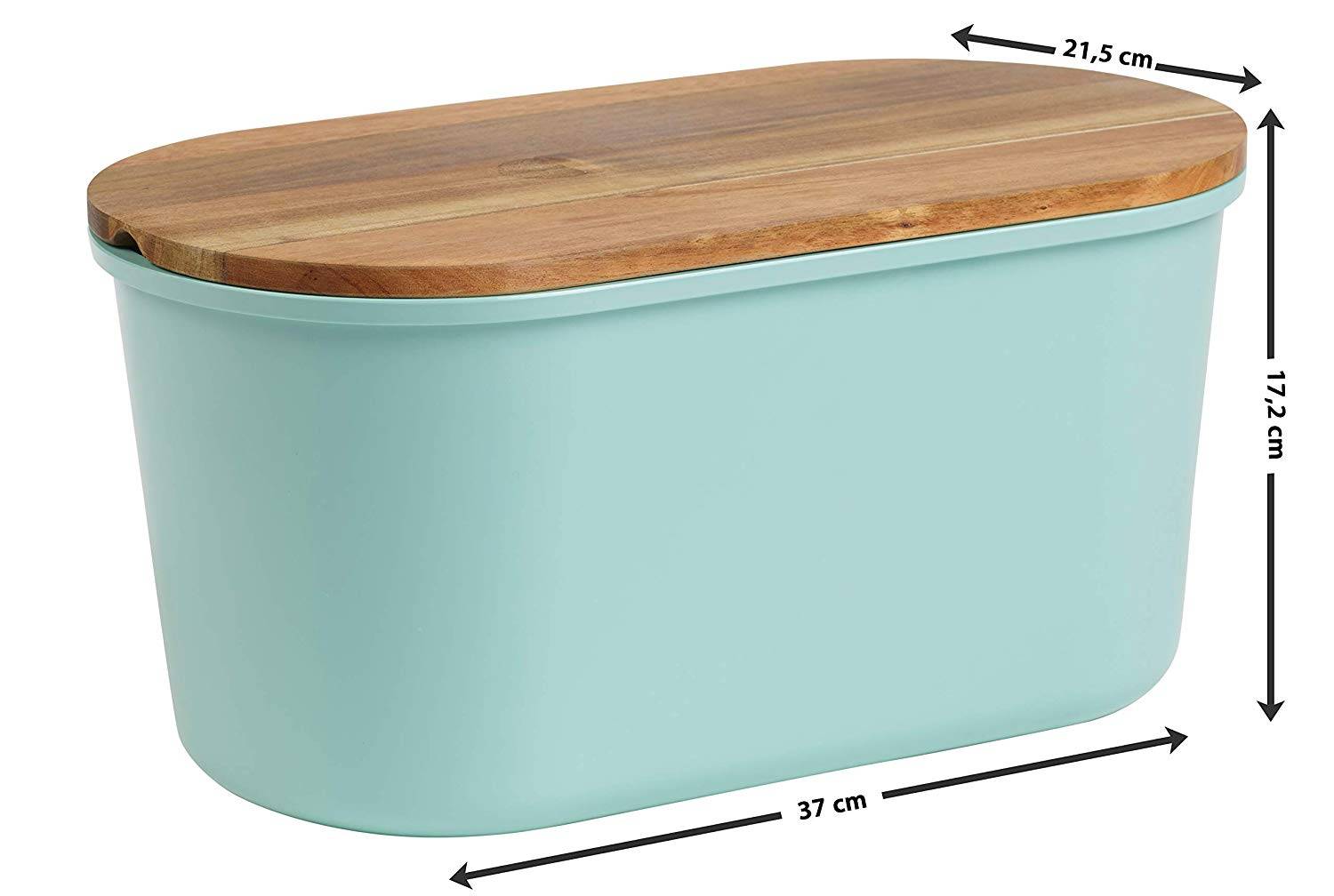 Echtwerk Brotbox "Fresh" - türkisblau