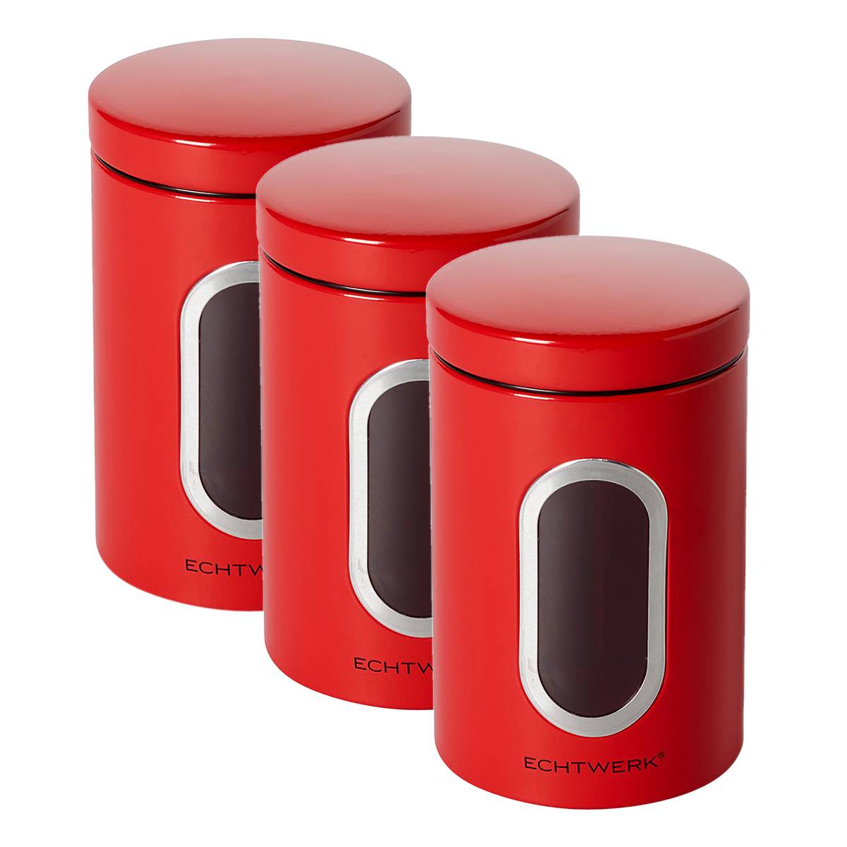 Echtwerk Vorratsdose 3er Set Rot EW-CS-1033