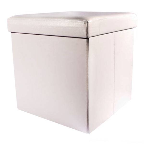 Echtwerk Sitzwürfel/Aufbewahrungsbox "StoreCube" white