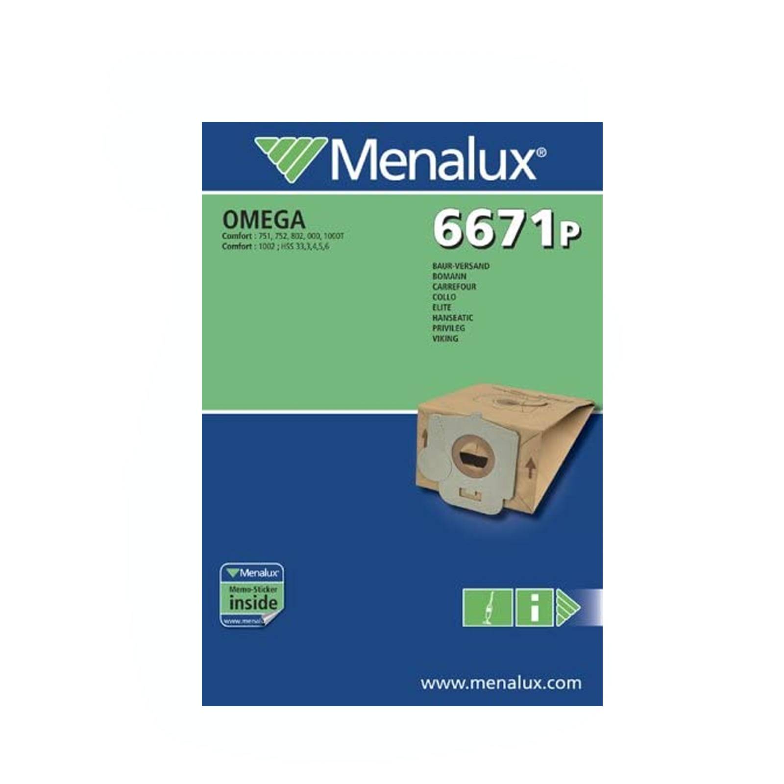 expert 6671P / EXB 74 Omega + 2 Micro Filter und 2 Motor Filter