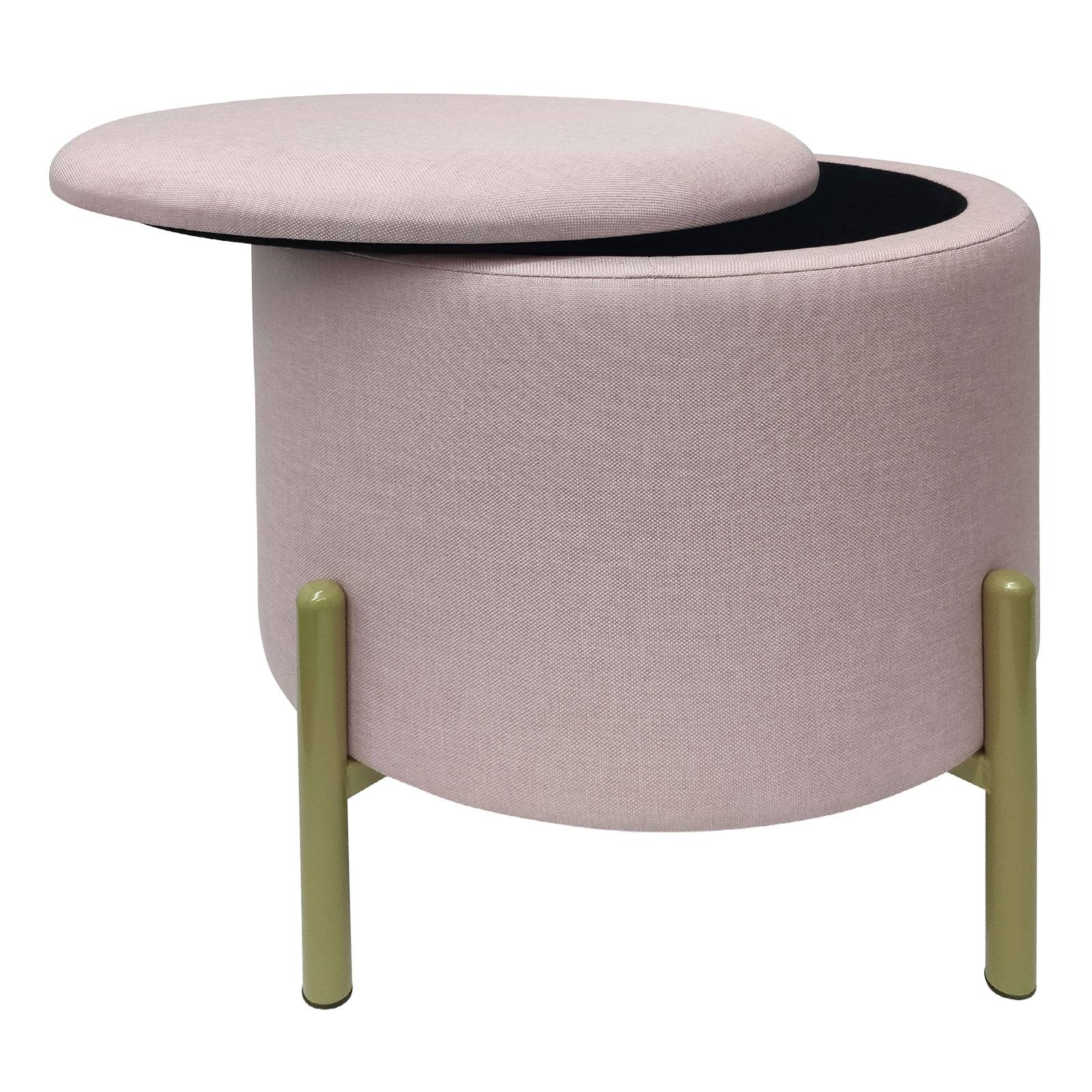 Echtwerk Sitzhocker EW-RH-0437R Logan mit Stauraum