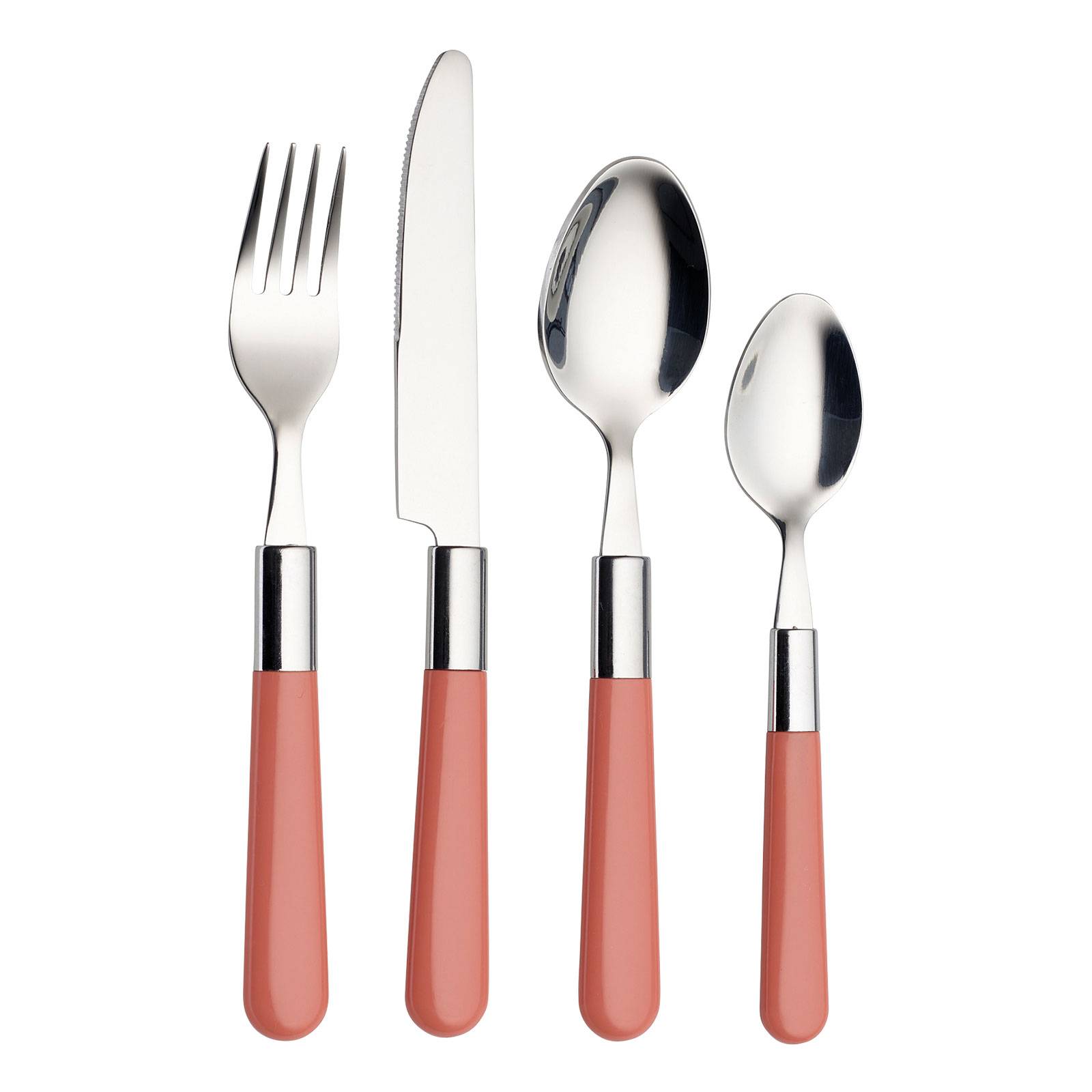 Echtwerk Bistro EW-BT-1810 Besteck-Set 16TLG Essbesteck rosa