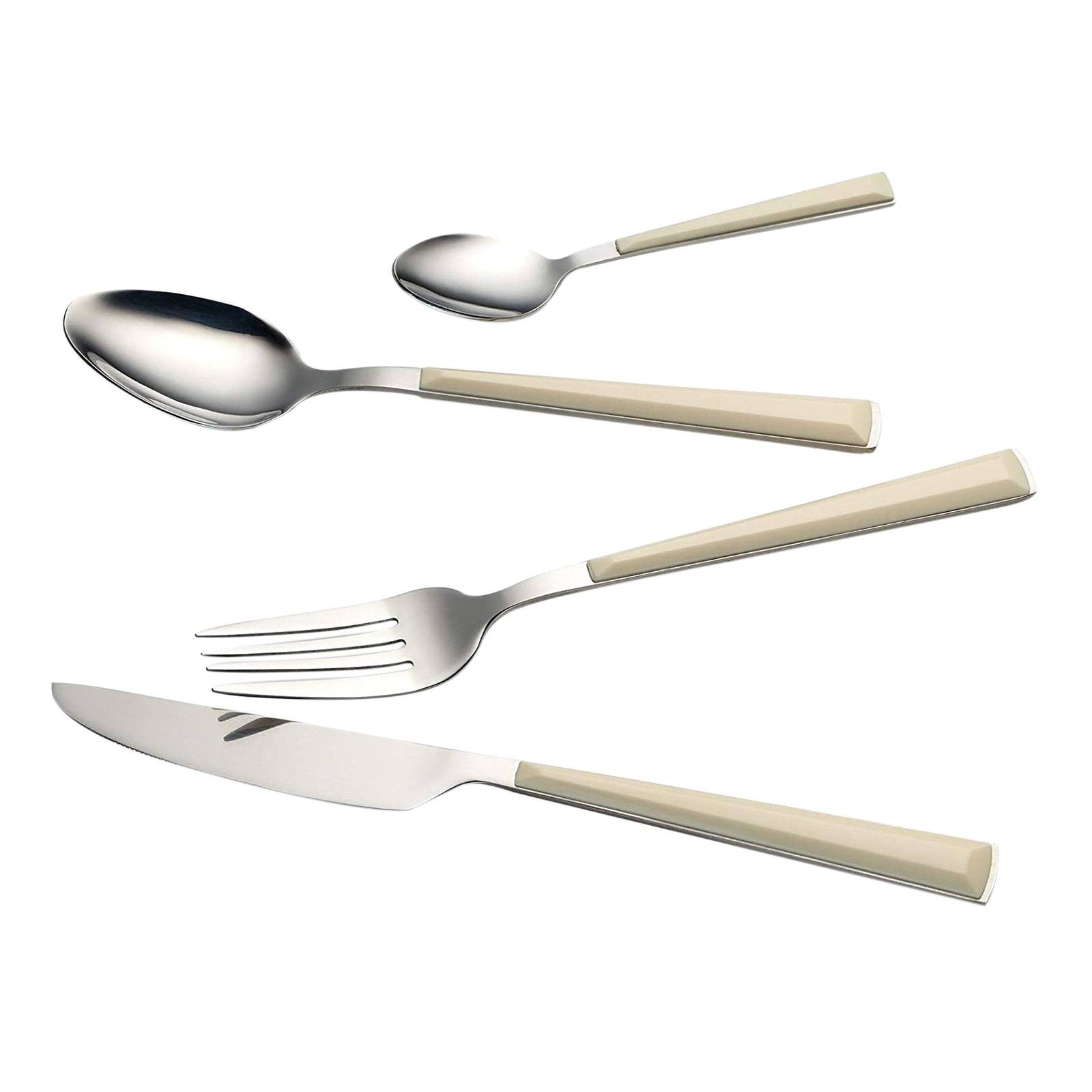 Echtwerk EW-KB-9030 Basic Besteck Set 24tlg creme