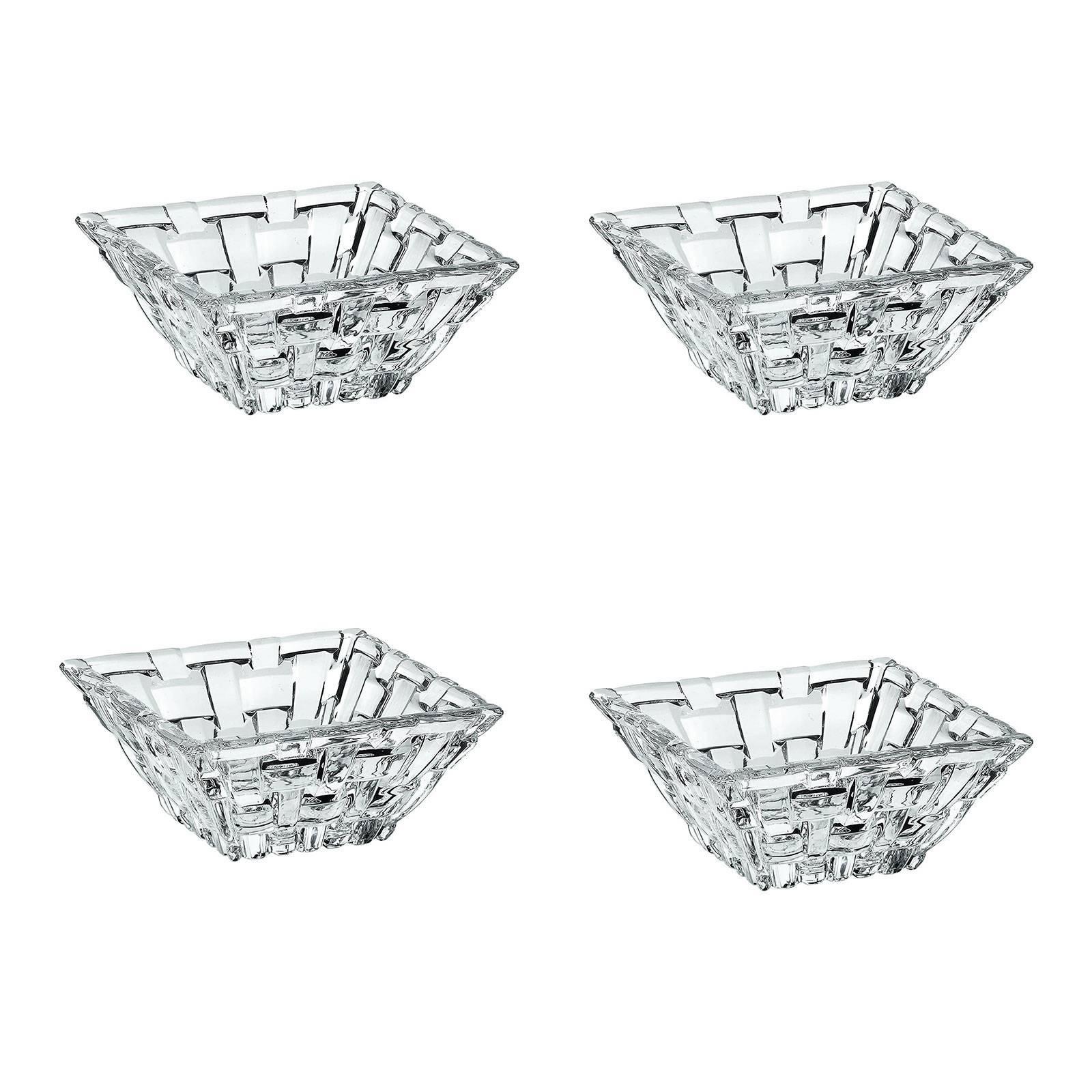 Nachtmann, 4tlg. Dipschalen-Set 8,5 x 8,5 cm Kristallglas Bossa Nova 0097631-0