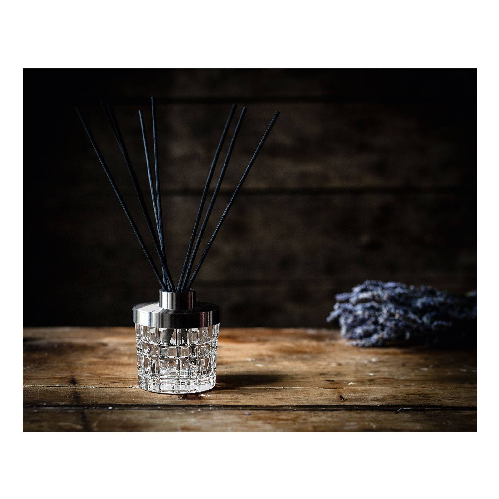 Nachtmann Square Raumdufthalter, Kristallglas, Transparent, 71 x 71 x 66 mm