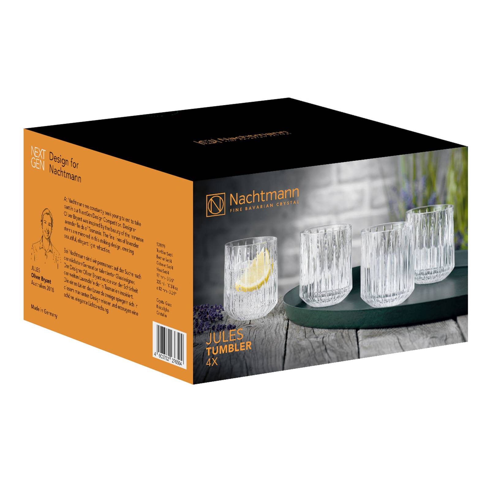 Nachtmann Jules Gläser, Becher 4er-Set