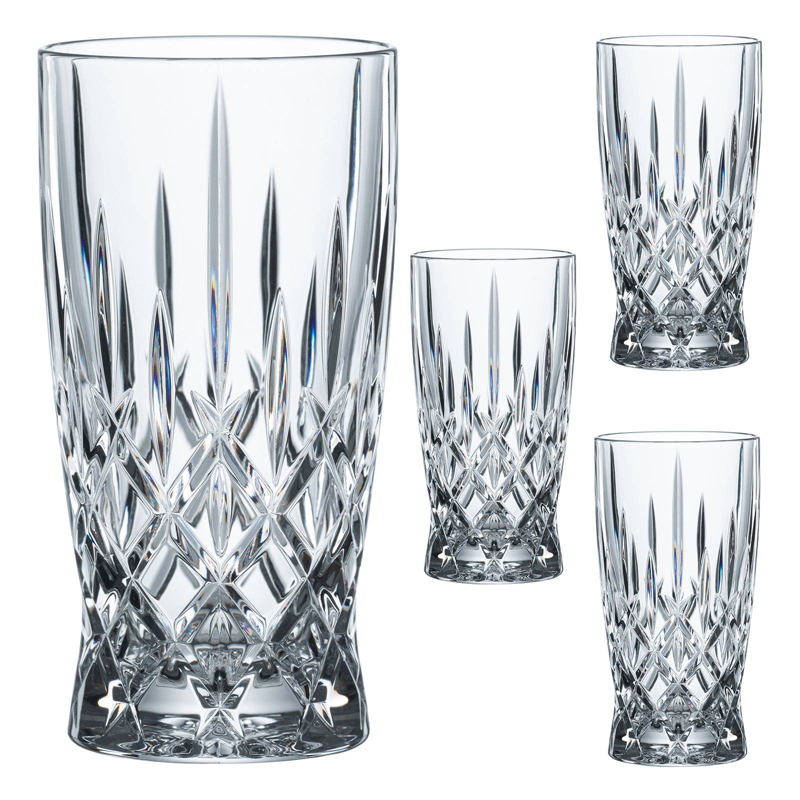 Nachtmann Noblesse Softdrink Glas, Bierglas, 4er Set