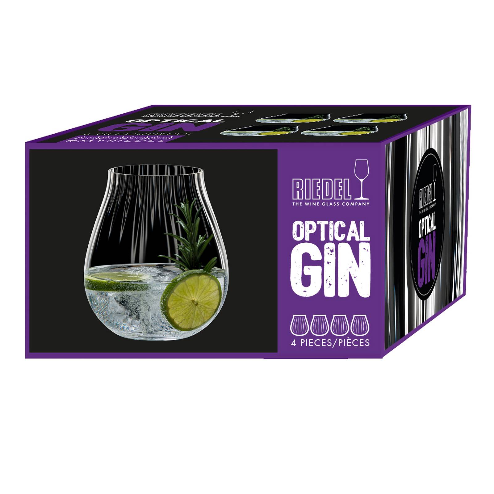 Riedel Gin Gläser-Set 4-er "Optical O" 762ml