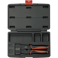TOOLCRAFT 2-i-1 818644 Crimpzange Isolierte Flachstecker, Kabelschuhe, Stoßverbinder TOOLCRAFT 2-i-1 818644 Crimpzange Isolierte Flachstecker, Kabelschuhe, Stoßverbinder
