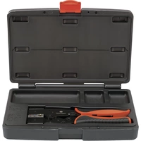 TOOLCRAFT 2-i-1 818644 Crimpzange Isolierte Flachstecker, Kabelschuhe, Stoßverbinder TOOLCRAFT 2-i-1 818644 Crimpzange Isolierte Flachstecker, Kabelschuhe, Stoßverbinder