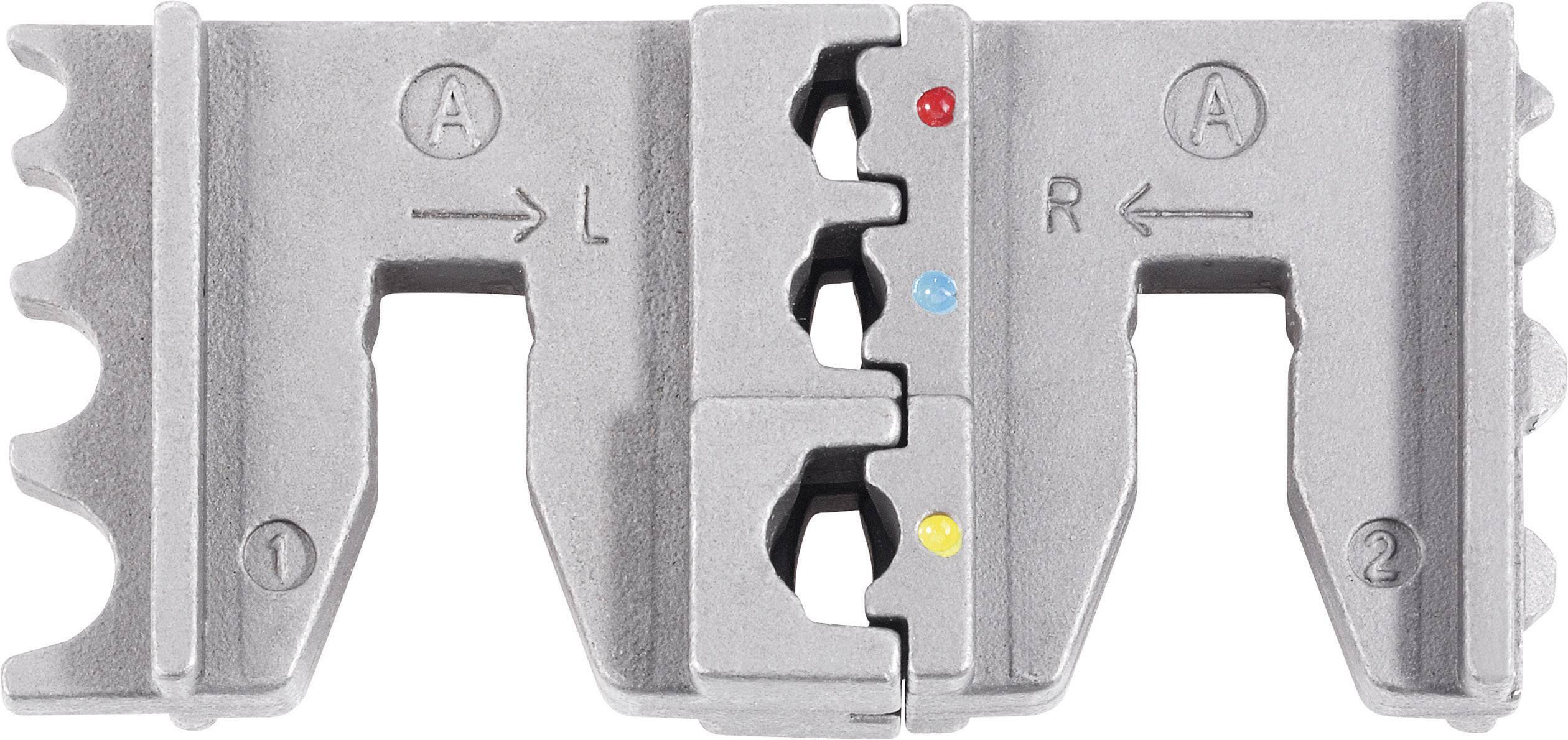 TOOLCRAFT 2-i-1 818644 Crimpzange Isolierte Flachstecker, Kabelschuhe, Stoßverbinder
