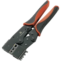 TOOLCRAFT 2-i-1 818644 Crimpzange Isolierte Flachstecker, Kabelschuhe, Stoßverbinder TOOLCRAFT 2-i-1 818644 Crimpzange Isolierte Flachstecker, Kabelschuhe, Stoßverbinder